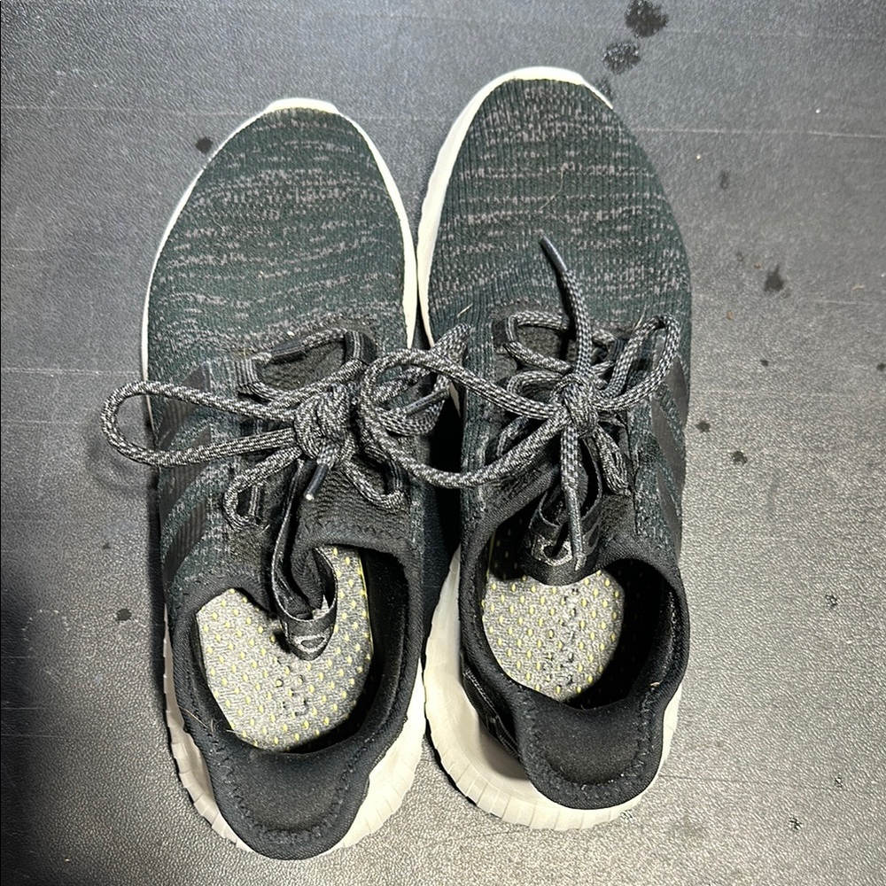 Black and White Adidas Sneakers